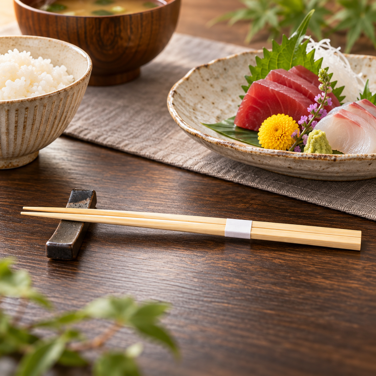 24cm 竹箸 / 24cm Tapered Bamboo Chopsticks
